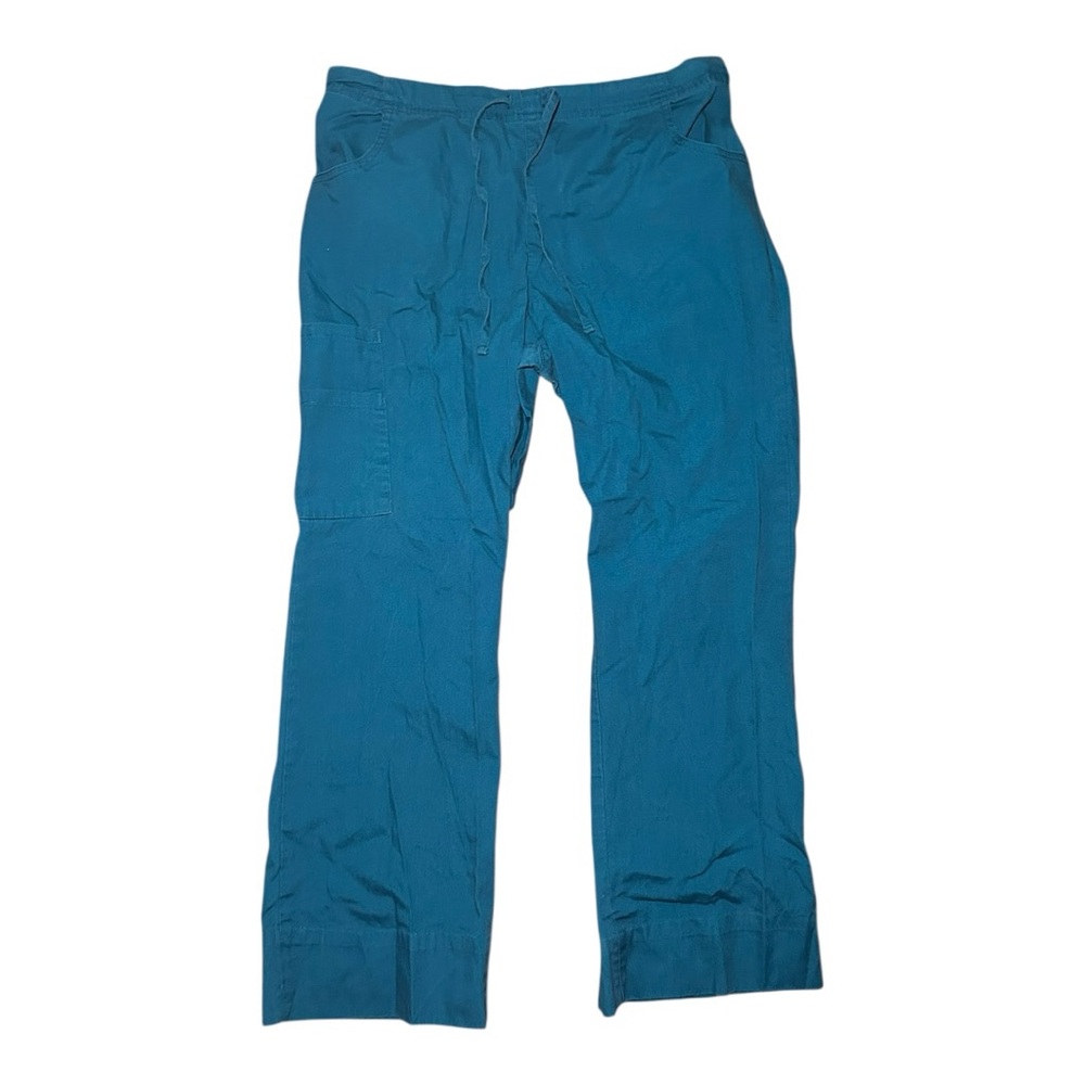 Dickies Women’s Teal Cargo Scrub Pants Size Small